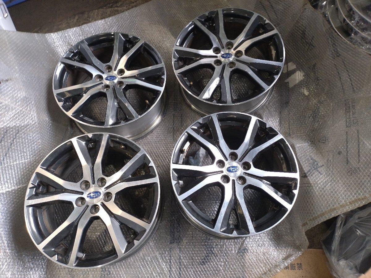 ■□GT7 インプレッサ 純正ホイール ENKEI製 17インチ 7J+55 PCD100 2口発送 鹿角市倉庫より発送拍卖