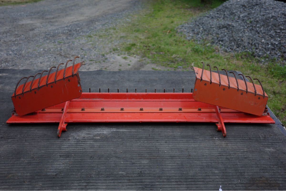 ◆格安! クボタ ロータリー用 整地板 フラップカバー 全幅2100mm レーキ レベラー ロータリー 代掻き トラクター ワンタッチ拍卖