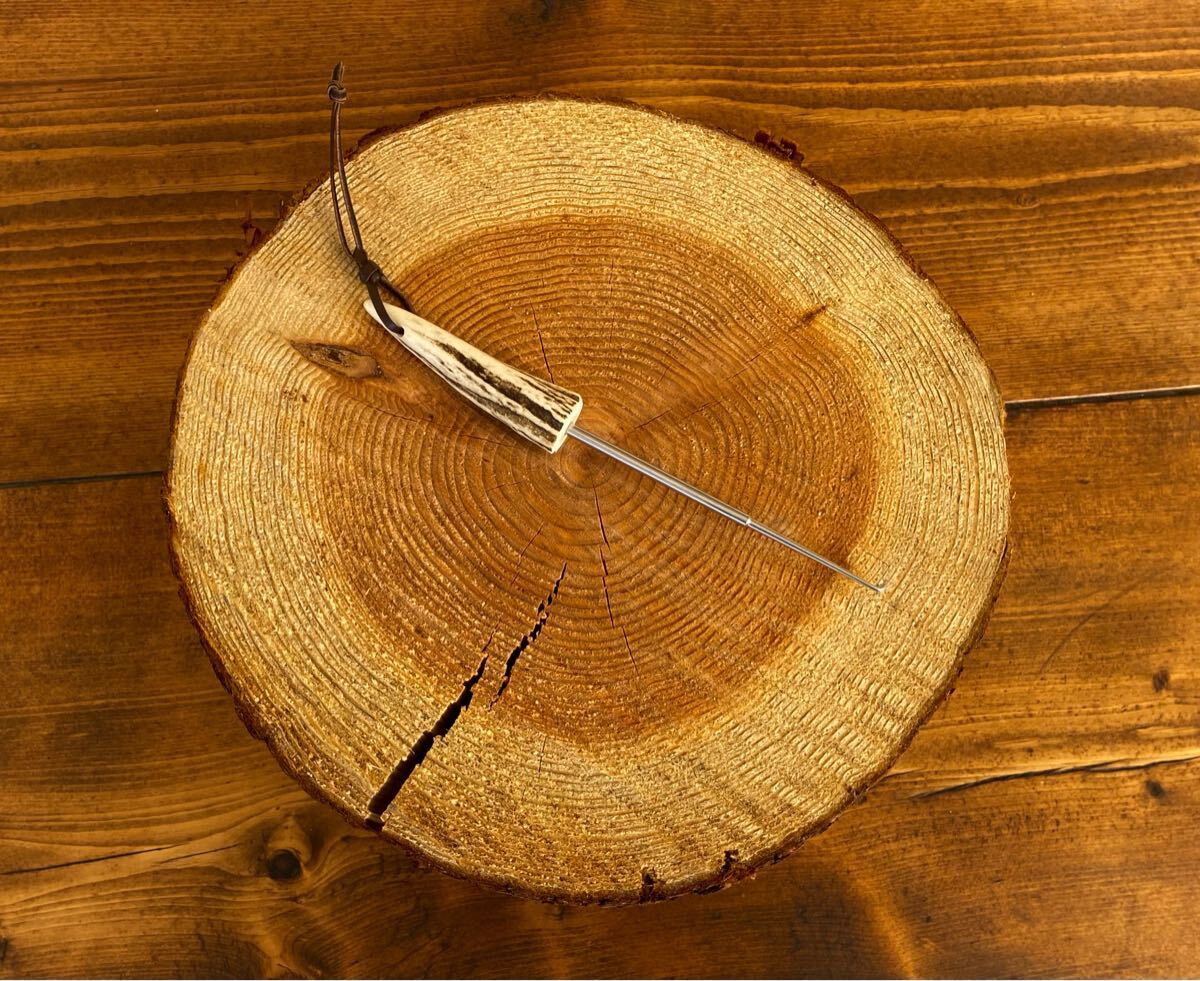 ハリ外し 鹿の角 クイックハリハズシ フックリムーバー 渓流釣り ハンドメイド拍卖