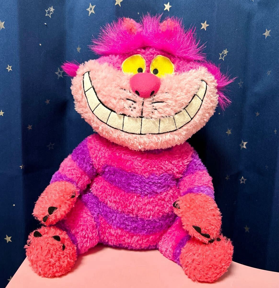 チェシャ猫 ぬいぐるみ ディズニーリゾート 不思議の国のアリス おすわり拍卖