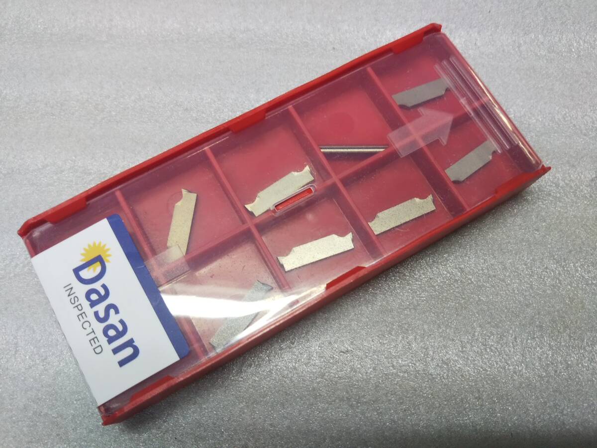 切れ味抜群!MGGNタイプ 突っ切りバイト用 Dasan 突っ切りバイト用 チップ 1.5mm 10個 アルミ非鉄用拍卖