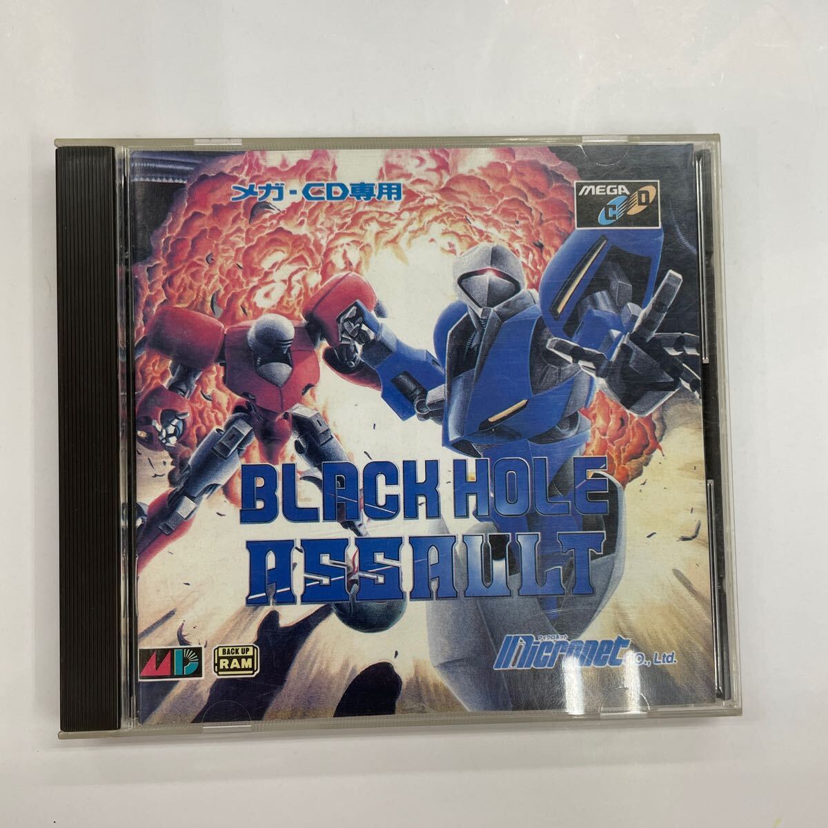 即決★メガドライブ CDソフト★メガCD★ブラックホール アサルト 説明書付 拍卖
