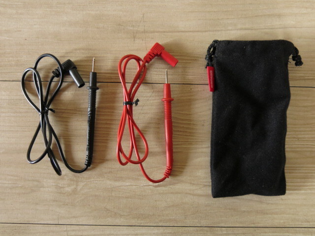 【中古品】テストリード テスターリード 600V MAX*サンワ収納袋拍卖