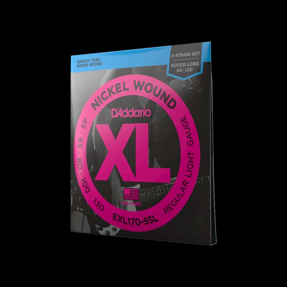【エレキベース弦】 ダダリオ D'Addario EXL170-5SL 5-String/Super Long 45-130 XL NICKEL 5弦ベース スーパーロングスケール 正規品拍卖