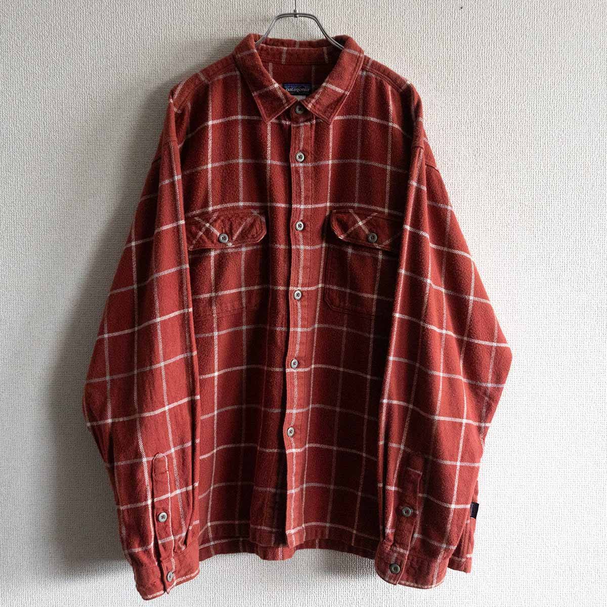 【ビッグサイズ】PATAGONIA【ボックス シルエット チェック シャツ】 XXL パタゴニア オーガニック コットン オーバーサイズ 25040828拍卖