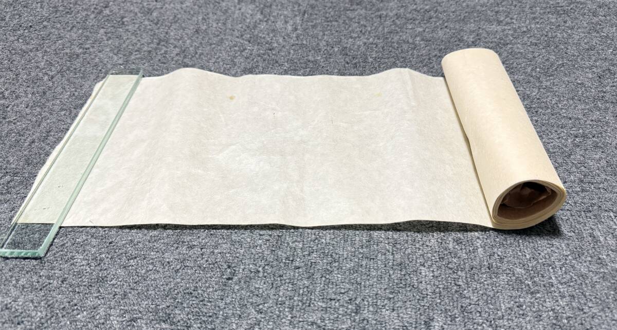 巻紙 書道用紙 書寫紙 書画紙 画仙紙 書道具 書道紙 サイズ約 600x19cm一枚 検索:古紙 紅星牌 安徽省414b拍卖