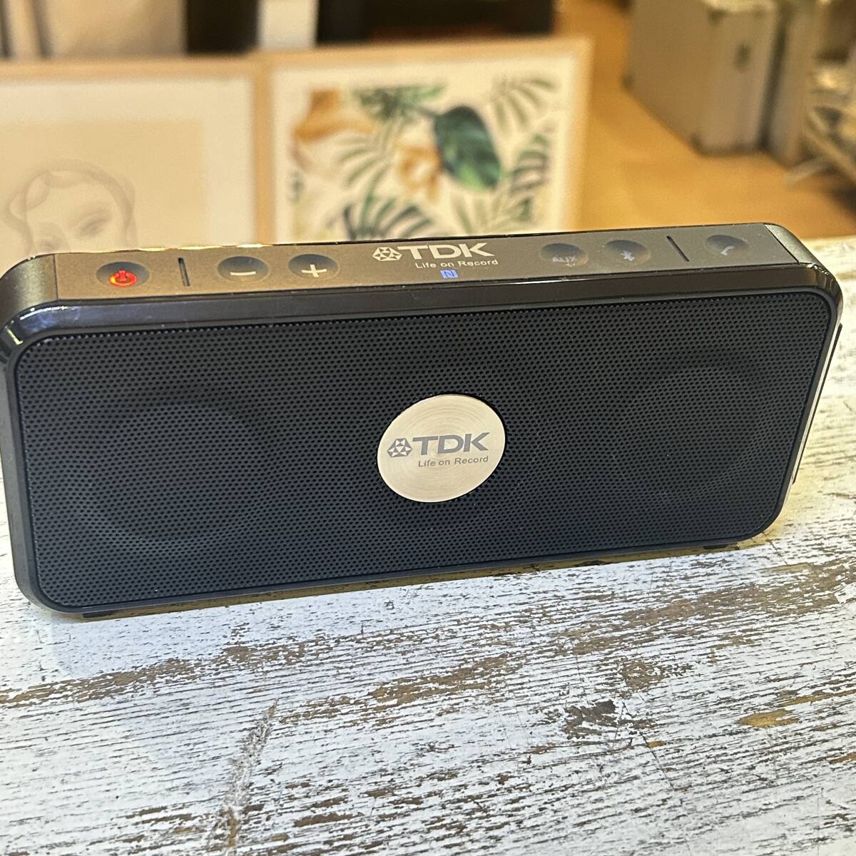 TDK ワイヤレススピーカー a26 Bluetooth NFC対応 ポケットサイズスピーカー ブラック アウトドア ブルートゥース拍卖