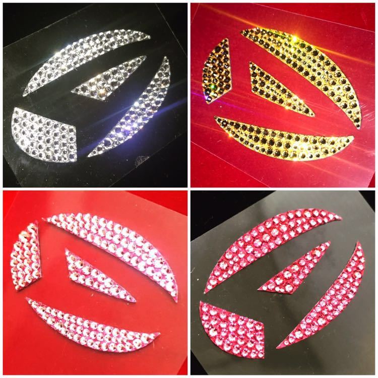 ステアリングエンブレム背面シート☆スワロフスキー施工 (ダイハツ) 拍卖