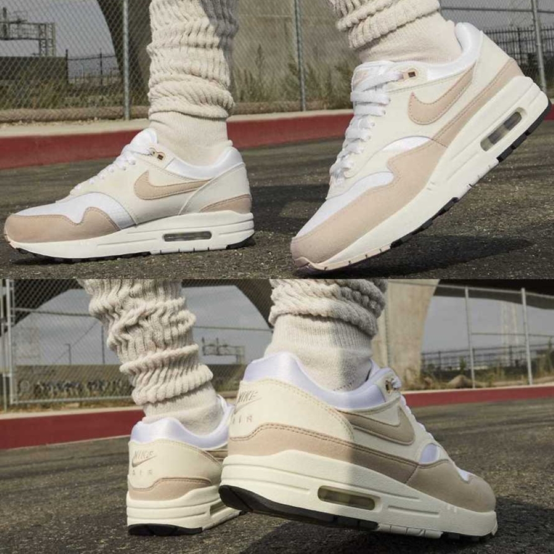 ナイキ エア マックス 1 定価18700円 28.5cm US11.5 アイボリー/ホワイト/ベージュ W AIR MAX 1 スニーカー拍卖
