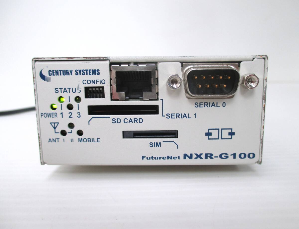 ①CENTURY SYSTEMS FutureNet NXR-G100 ルーター 通電のみ確認済みです☆センチュリー・システムズ拍卖