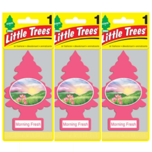 Little Trees リトルツリー 釣り下げ式芳香剤 モーニング フレッシュ USDM 3枚セット 拍卖