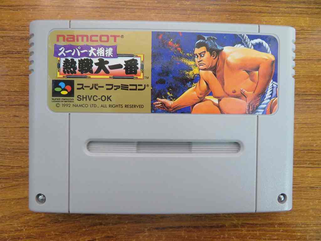KME14719★SFCソフトのみ スーパー大相撲 熱戦大一番 起動確認済み クリーニング済み スーファミ拍卖