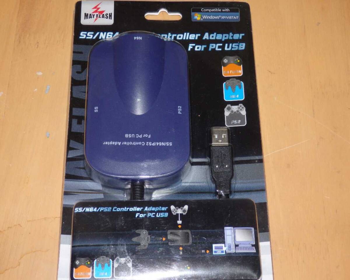 SS・N64・PS2 コントローラーアダプター FOR PC USB拍卖