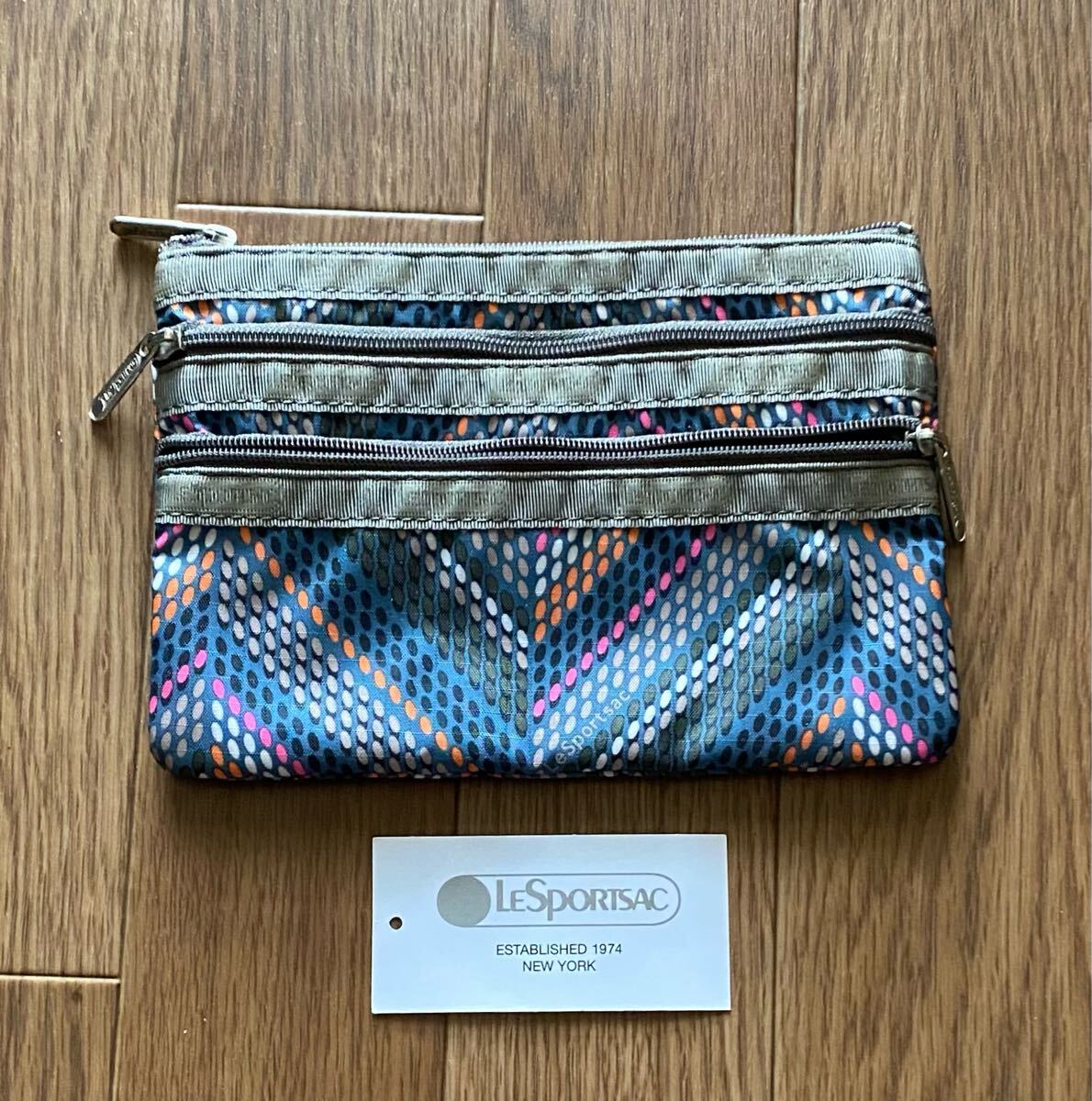 レスポートサック ポーチ 3段ファスナー拍卖