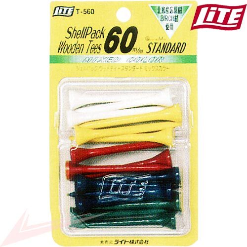 ライト シェルパック ウッドティー60 ST ミックスカラー T-560 【IR】拍卖