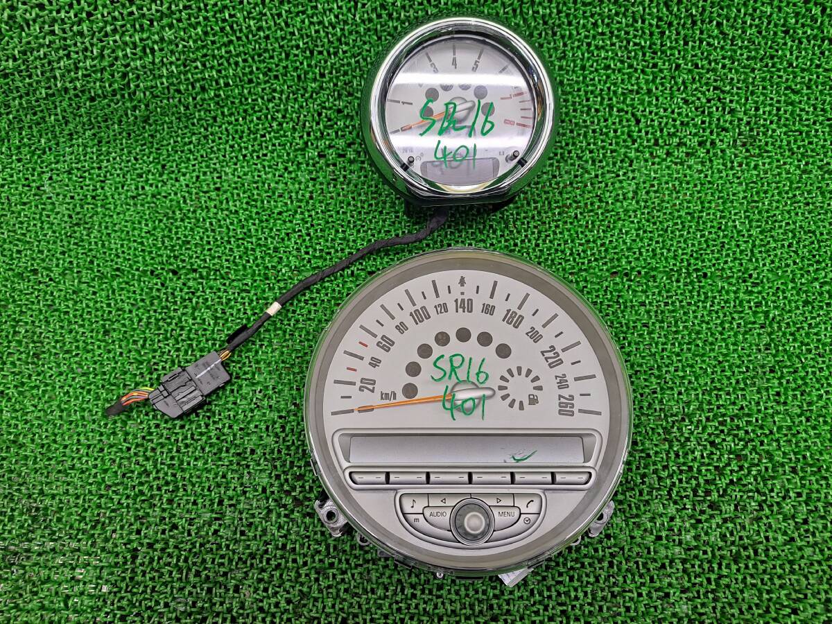 401 BMW MINI R56 R56 SR16 ミニクーパー スピードメーター タコメーター 計器 走行距離不明拍卖