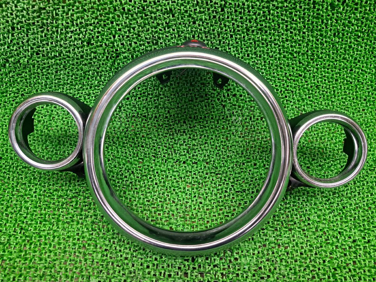 ★ 408 BMW MINI ミニ R55 R56 R57 R58 R59 SR16 純正 メーター パネル メーター フードカバー ハザードスイッチ付 メッキ拍卖