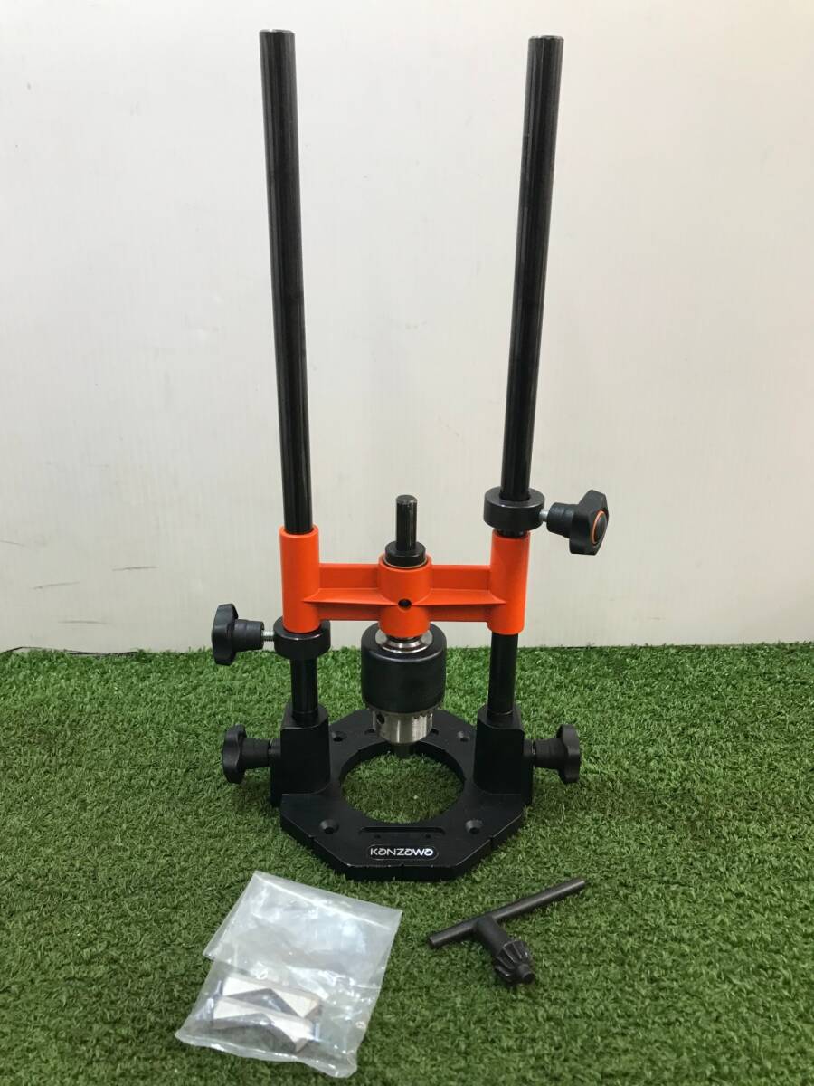 【中古品】神沢鉄工 ドリルガイドDX 13mm チャック付き 10mm三面軸 K-802-2 IT9USBBINLAF拍卖