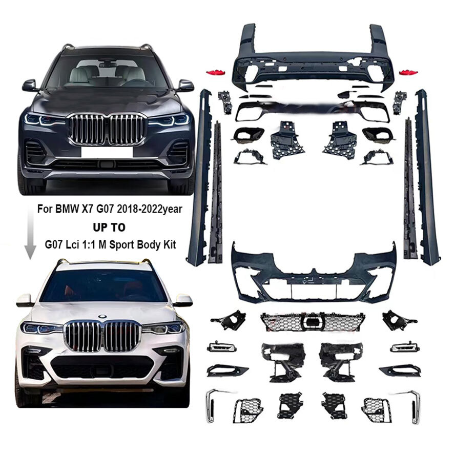 BMW X7 G07 SUV Lci 1:1 Mスポーツ-style フロント サイド リア ディフューザー マフラーカッター カスタム エアロ パーツ 外装 部品拍卖