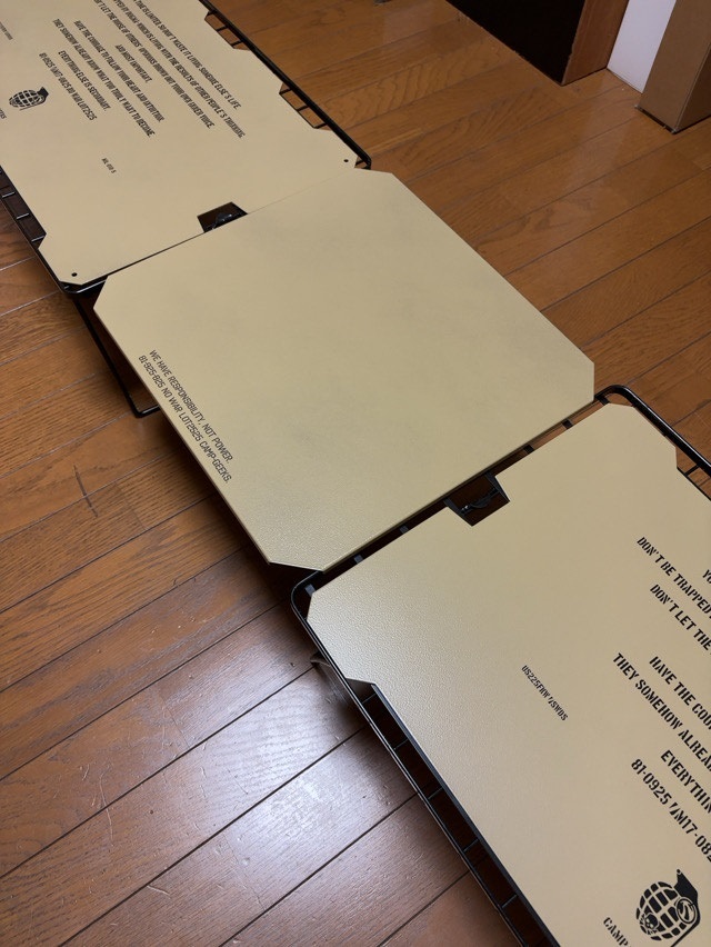 3点セット CAMP GEEKS N.FR-top N.Link-top フィールドラック用 天板 ユニフレーム拍卖