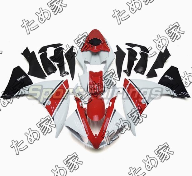 03 完全なオートバイの外装部品セット適応モデルヤマハR1 09-14年 ボディワーク完璧な品質 外装は全車 全車両ガード 全車板 10色選択拍卖