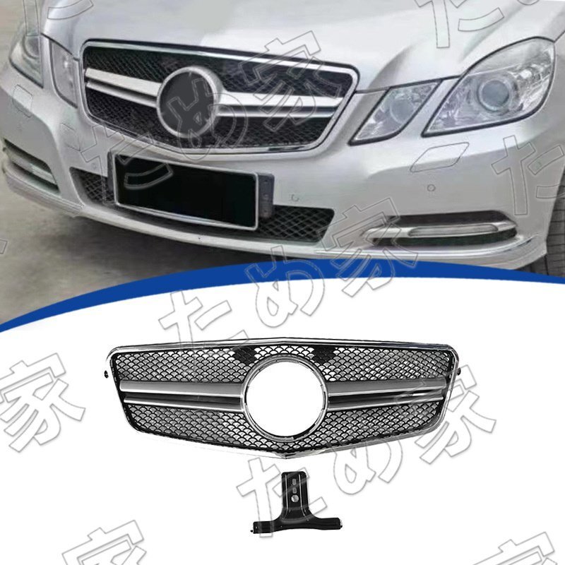 メルセデス ベンツ Eクラス W212 フロントグリル インテークグリル AMG仕様 2009-2012年用 2色選択拍卖