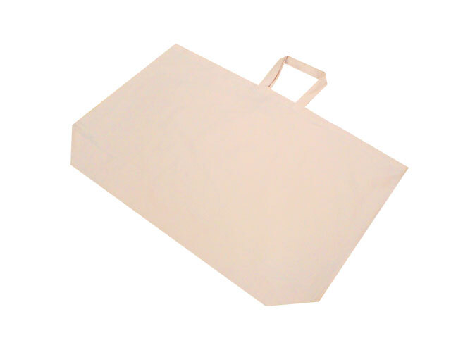 送料無料【新品】20㎝ マチ付 ベビー 布団 通園 バッグ 袋 【OXーベージュ】拍卖