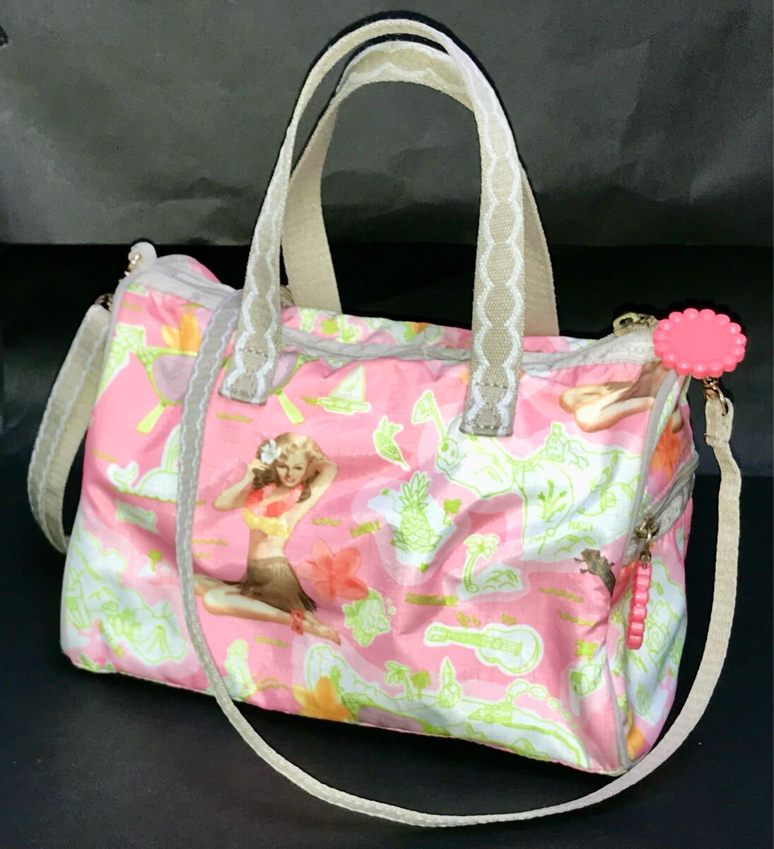 レスポートサック×ベネフィット★コラボバッグ ショルダーバッグ ピンク系拍卖