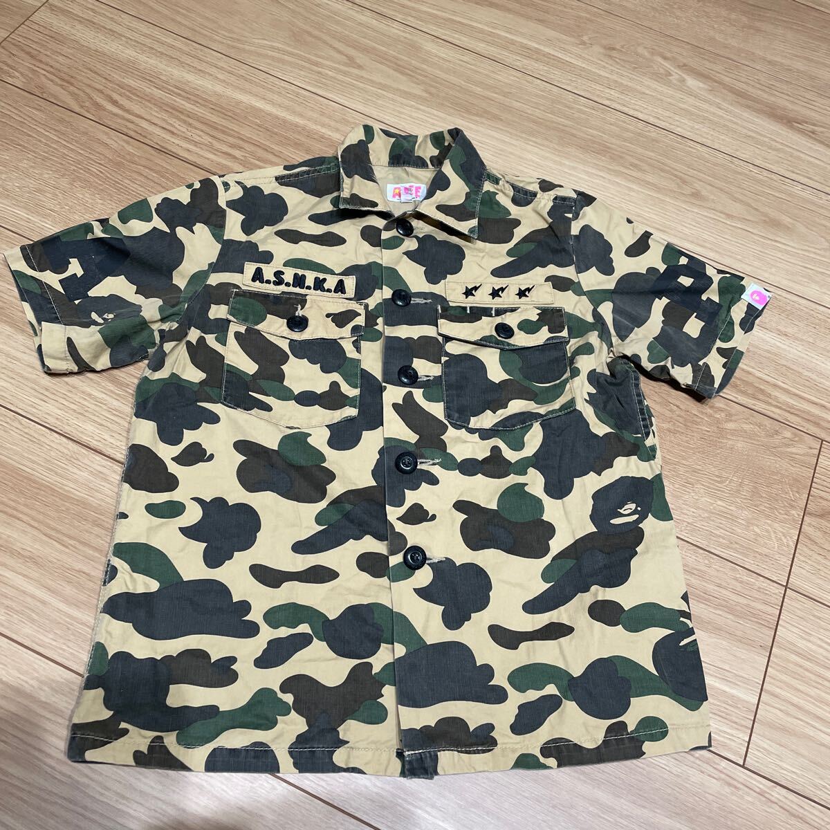 APE カモワークシャツ 拍卖