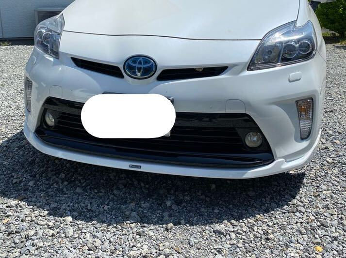 引き取り限定 プリウス フロントスポイラー フロントリップ Ver.2 モデリスタ ZVW30 後期 タイプ2 パール パールホワイト 070拍卖