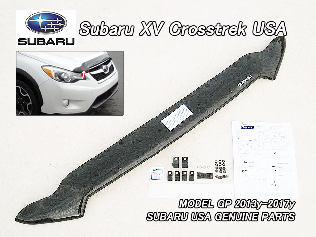 スバルXV【SUBARU】GP7GPEクロストレック純正USフードディフレクター/USDM北米仕様Crosstrekバグガード米国フードプロテクターUSAシールド拍卖