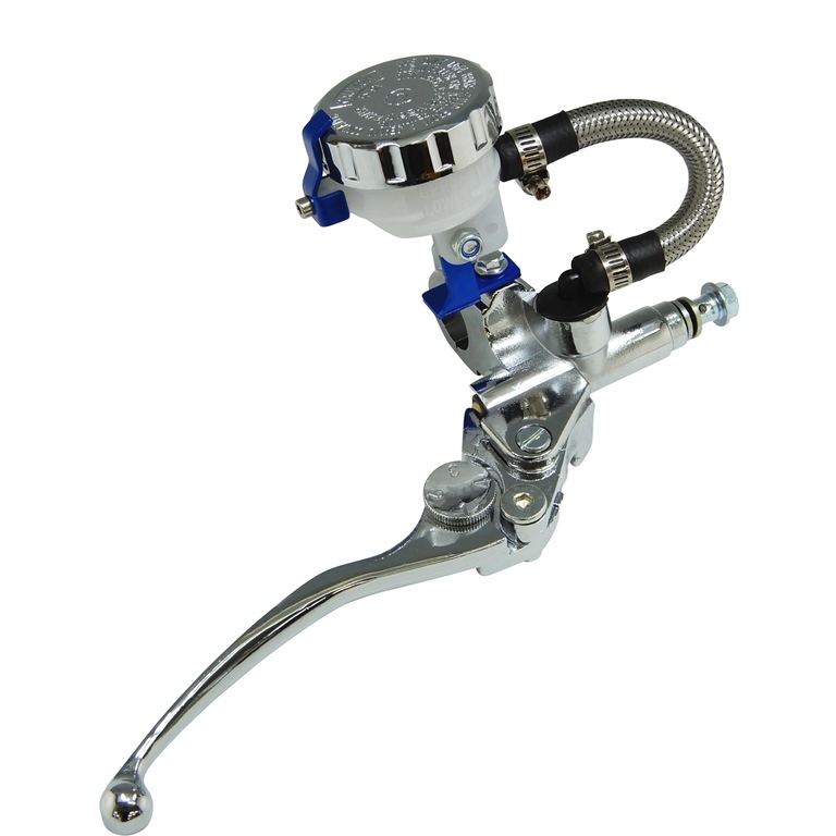 別体式 ブレーキマスターシリンダー メッキ シングル 汎用 ブレーキマスター フロント スズキ用拍卖