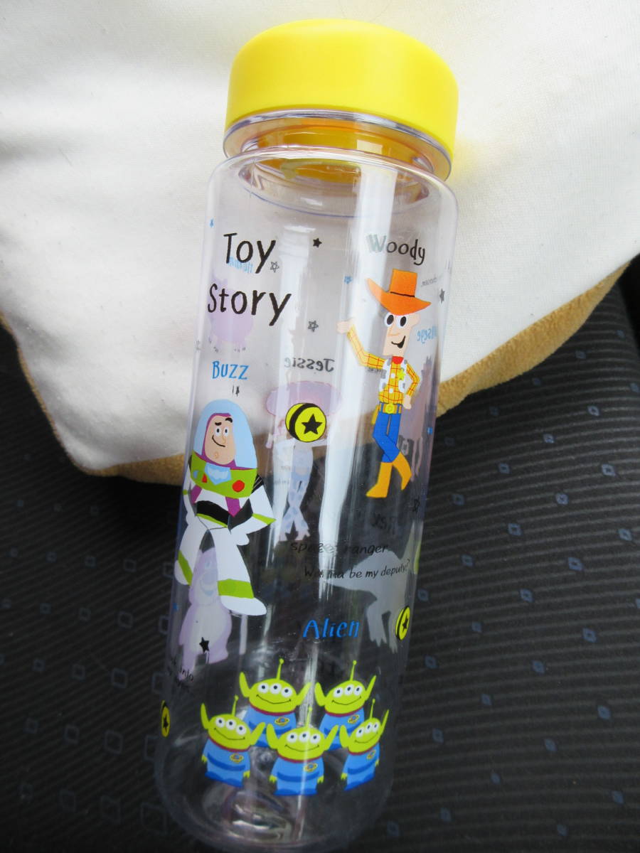 ☆トイストーリー クリア ウォーター ボトル 水筒 約400ml ディズニー おしゃれ ピクニック ランチ 遠足 映画 レア 希少☆★新品未使用拍卖