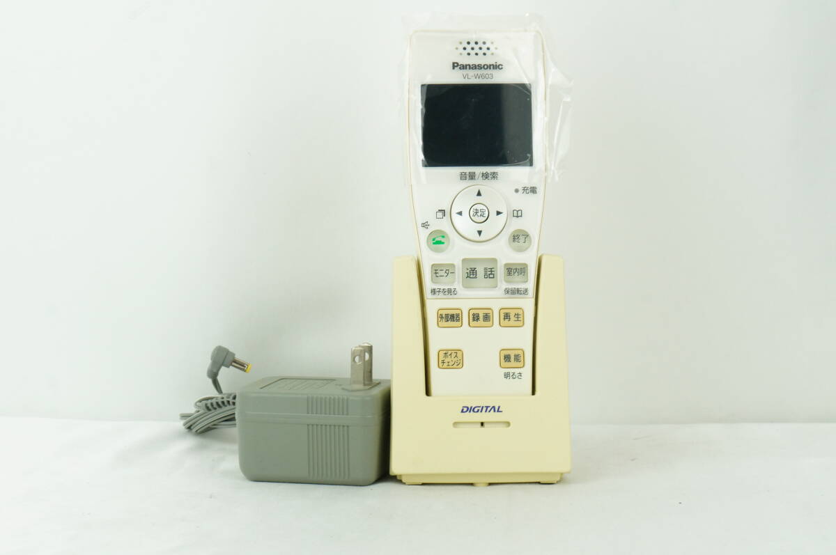 Panasonic パナソニック ワイヤレスモニター子機 子機 VL-W603 インターホン 充電台 ドアホン K252_112拍卖