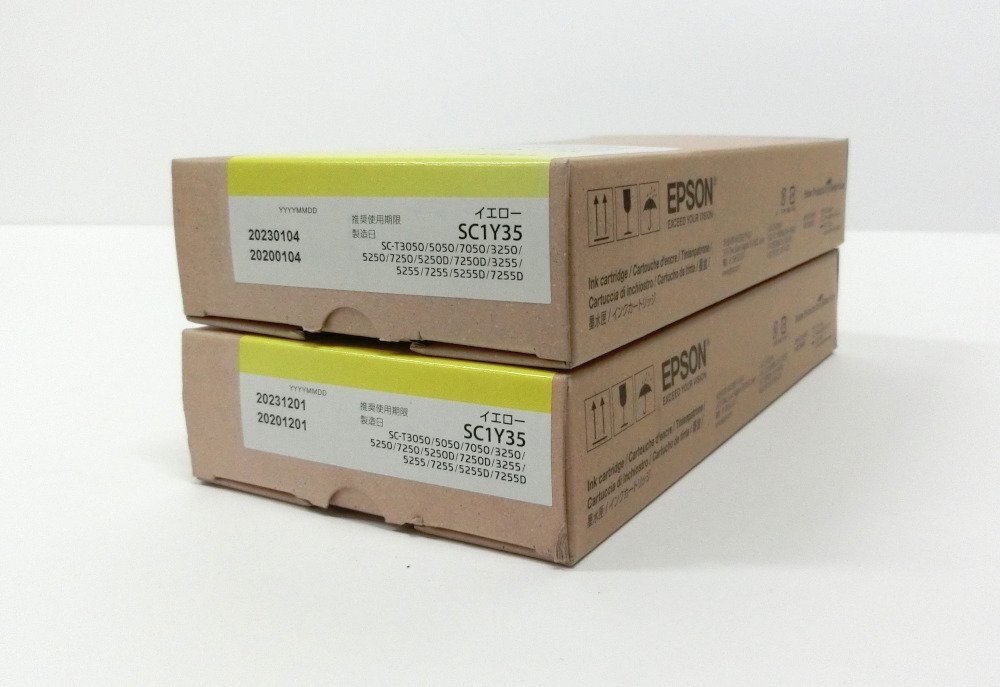 SC1Y35 2本セット EPSON 純正 インクカートリッジ 未使用品拍卖