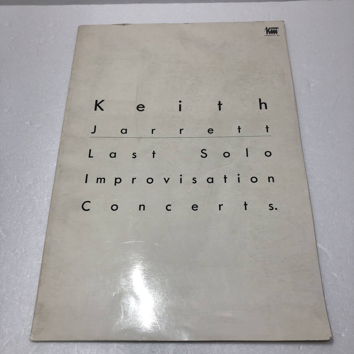 レア品 ★ キースジャレット ラストソロ コンサート 1984 パンフレット拍卖