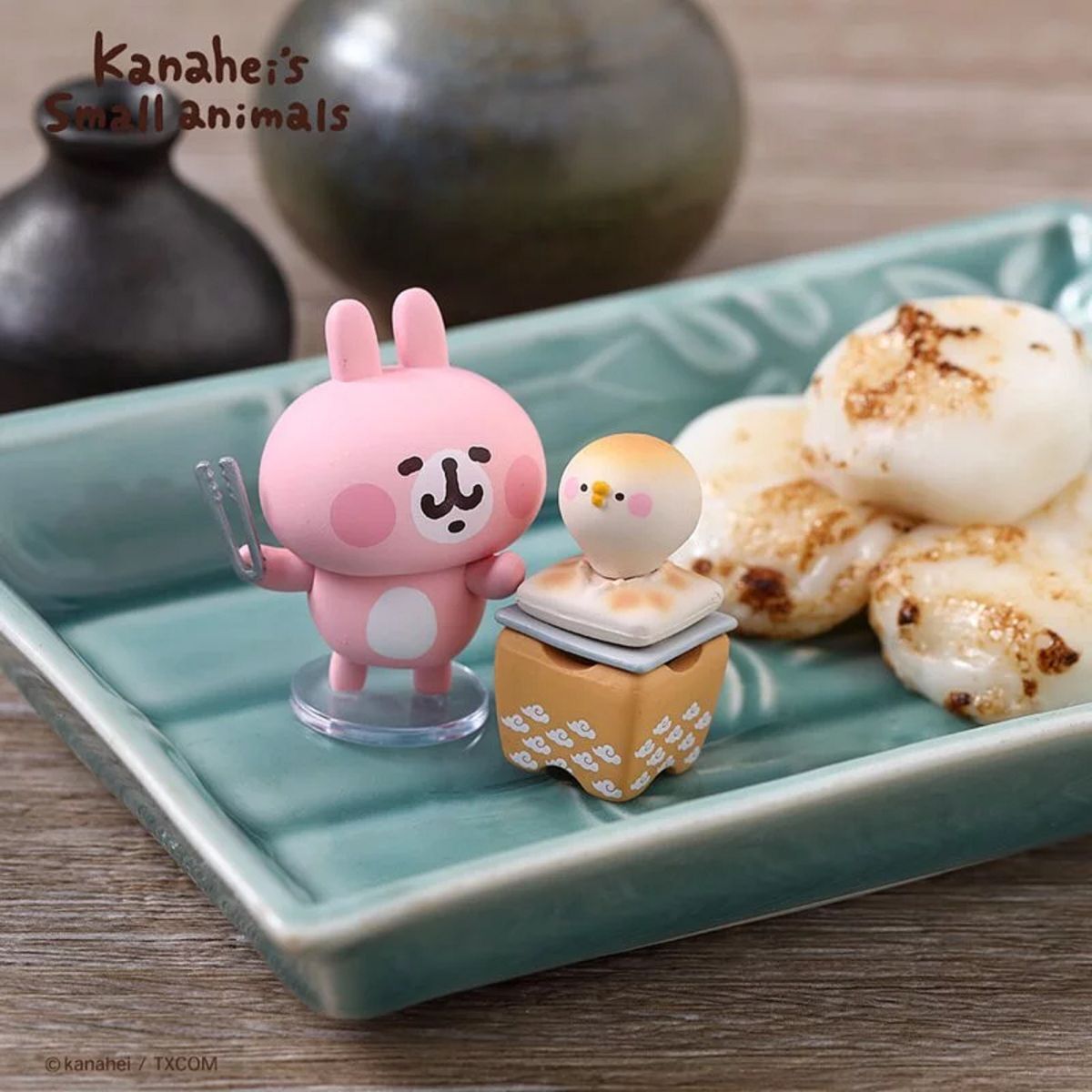 台湾限定★即決♪ 正規品!! YENDAR(研達) カナヘイの小動物 幸福甘味処 フィギュア 1個 『お餅』拍卖