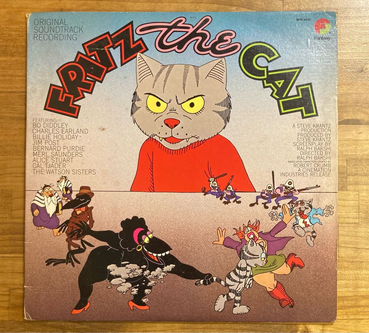 Fritz the Cat / OST LP Robert Crumb フリッツ・ザ・キャット / ロバート・クラム 猫ジャケ拍卖
