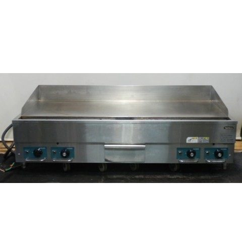 (代引不可)2018年製 タニコー 電気 グリドル TCG-12060EN 3相200V 12kw W120D60H30(+10)cm 鉄板W115D47cm 厚15mm 重量114kg 鉄板焼拍卖