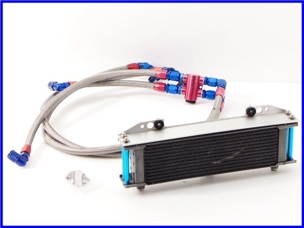 ★ 《M2》良品♪XJR1200 PLOT Setrab オイルクーラーkit♪EARL'S サイド回しホース& ACTIVE サーモ付♪XJR1300♪拍卖