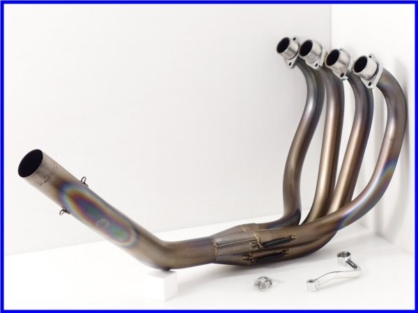 ★ 《M3》良品♪XJR1200 XJR1300 ノジマ FASARM PRO-R 手曲げ アップタイプ チタンエキゾーストパイプ♪ステー付♪拍卖