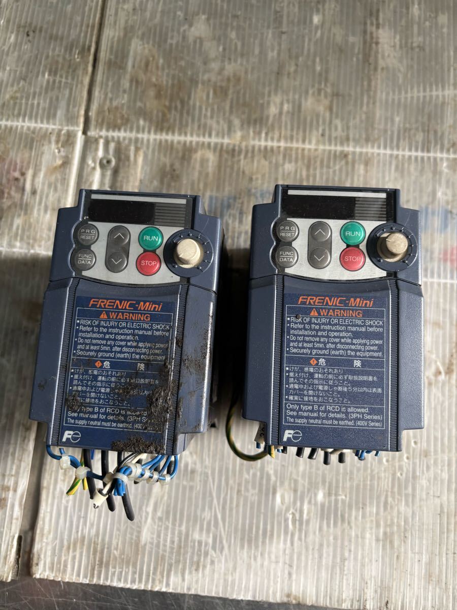 1244 FRENIC-Mini インバーター 中古品2個拍卖