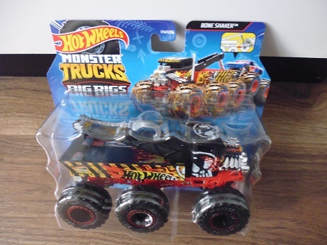 HOTWHEELS ホットウィールMONSTER TRUCKS モンスタートラック BIGRIGS ビッグリグ BONE SHAKER ボーンシェイカー ボーンシェーカー拍卖
