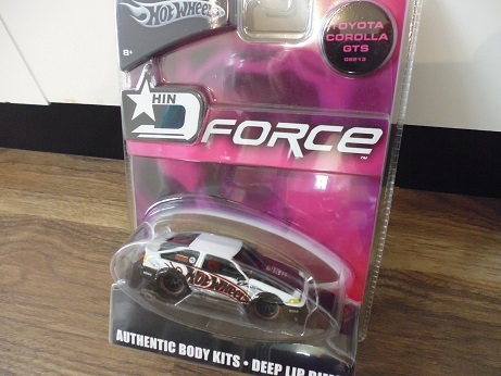 ホットウィール D-FORCE TOYOTA COROLLA GTS トヨタカローラ AE86トレノ HOT IMPORT NIGHTS HIN HOTWHEELS ホットホイール拍卖