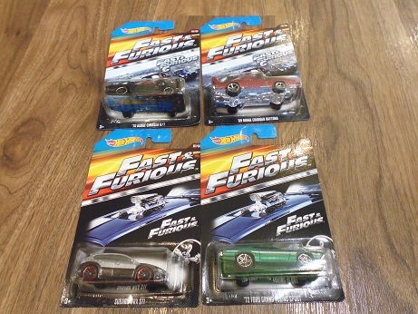 4台セット ワイルドスピード ホットウィール '70ダッジチャージャー '69デイトナ '72フォードグラントリノ スバルWRX STI DODGE SUBARU拍卖