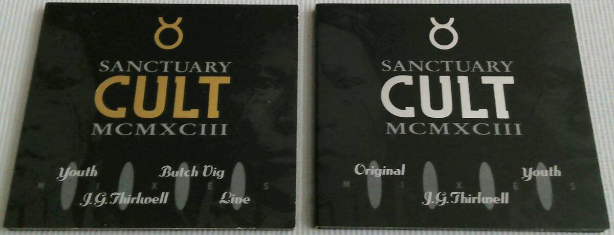 UK盤CD Digipak 2枚セット Cult Sanctuary MCMXCIII Mixes CD1&2 Beggars BanquetBEG 263 1993年 ザ・カルト拍卖