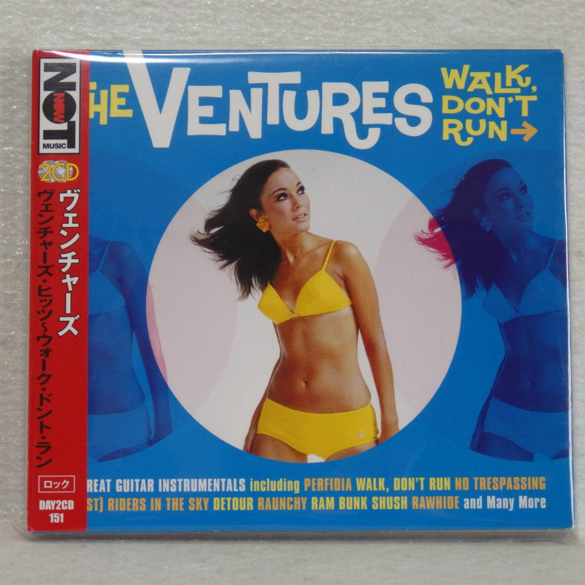 <新品同様> ベンチャーズ THE VENTURES / ベンチャーズ・ヒッツ ~ウォーク・ドント・ラン (CD2枚組) 帯付 輸入盤拍卖