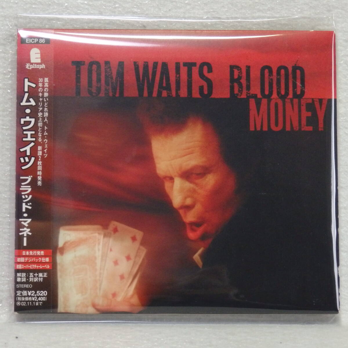 <新品同様> トム・ウェイツ / ブラッド・マネー (日本先行発売 デジパック仕様) 帯付 国内正規セル版拍卖