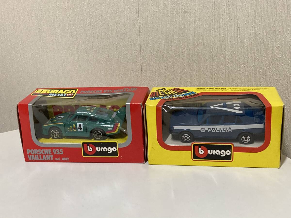 送料無料 ブラーゴ アルファロメオ ジュリエッタ、ポルシェ935 2個セット Bburago拍卖