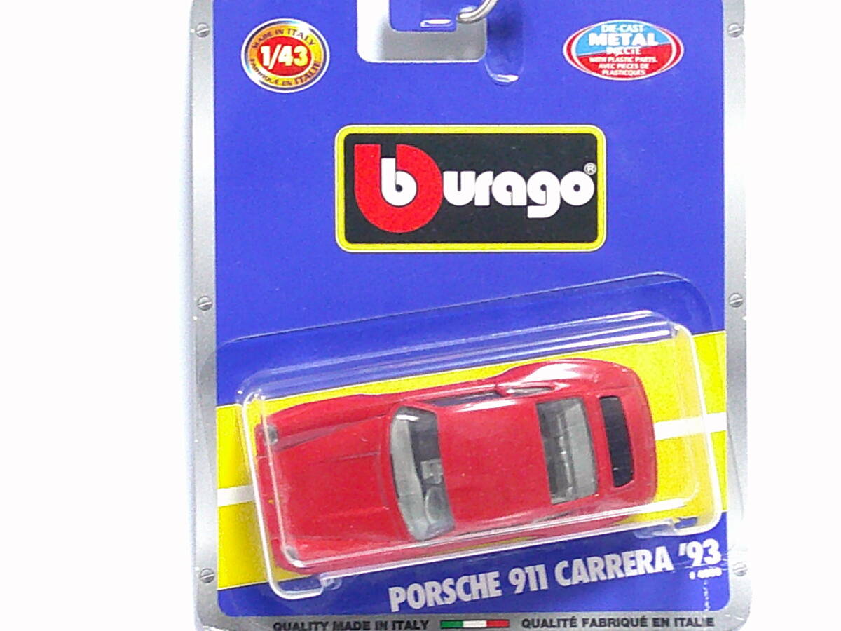 ブラーゴ 1/43 (赤) '93 ポルシェ 911 カレラ <未開封> Bburago 拍卖